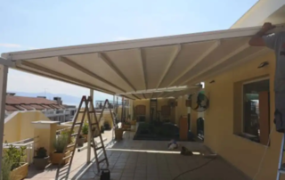 Πέργκολα Αλουμινίου σε κατοικία