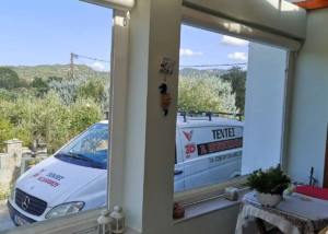 Τοποθέτηση Ζελατινων με κασονέτο για πλήρη μόνωση