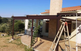 Πέργκολα 6.00χ4.00 με φωτισμό led