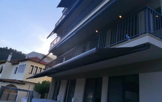 Τοποθέτηση 16τεμαχια τέντες τύπου κασέτα 525 prestige