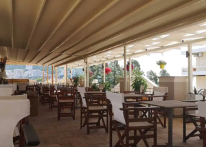 Πέργκολα Αλουμινίου σε μαγαζί