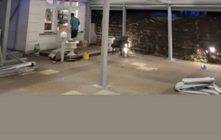 Πέργκολα Αλουμινίου σε μαγαζί