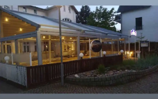 Πέργκολα Αλουμινίου σε μαγαζί