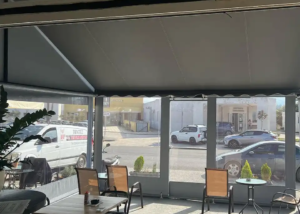 Κατασκευή Τέντας σε Χρώμα Ανθρακί