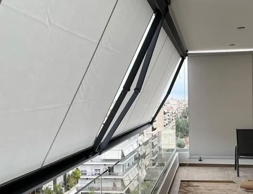 Casseta-Markisen in Anthrazit- und Steinfarbe