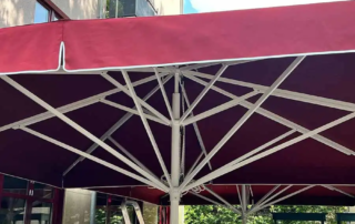 Κατασκευή ομπρέλας υπερβαρέου τύπου στο Panino