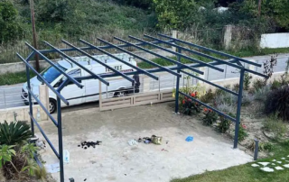 Κατασκευή Πέργκολας στο Αρτεμίσιο