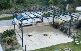 Κατασκευή Πέργκολας στο Αρτεμίσιο