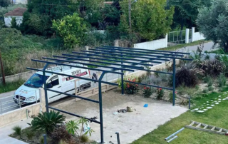 Κατασκευή Πέργκολας στο Αρτεμίσιο