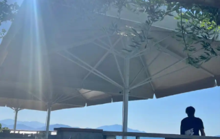 Κατασκευή ομπρέλας 5x5 υπερβαρέου τύπου με ύφασμα block out