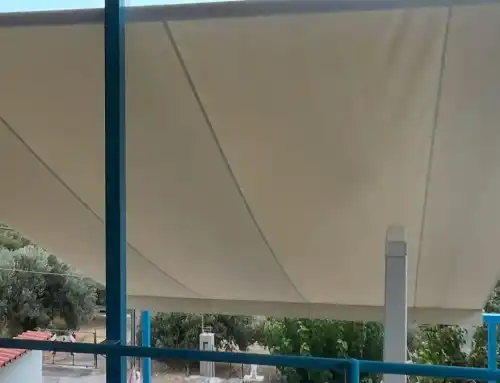 Τέντα με αντιριδες στα Χρόνια Ευβοίας